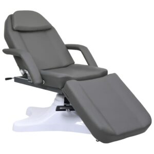 Massagebord 180x62x(86,5-118) cm grå