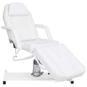 Massagebord 180x62x(87-112) cm hvid