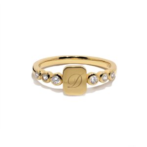 Oxford signet guld ring