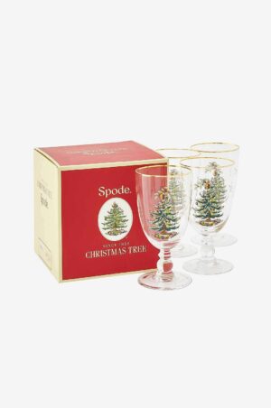 Spode - Gobletglas Christmas Tree 45 cl 4-pak - Transparent - Vinglas - - Homeroom