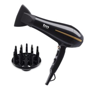 TM Electron hårtørrer 2400 W - sort med fønnæb