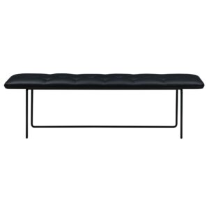 Wendelbo Tip Toe Bench Large L: 155 cm - Black Powder Coated Steel/Parma Col. Black