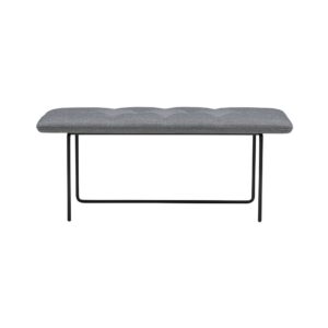 Wendelbo Tip Toe Bench Medium L: 110 cm - Black Powder Coated Steel/Remix 3 Col. 143