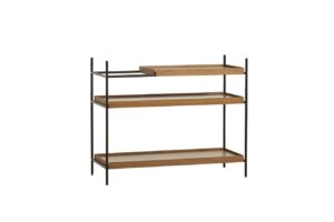 Woud Tray Shelf Low 81x100 cm - Walnut