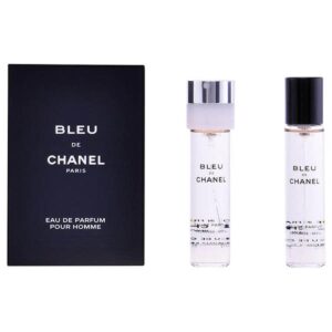 Chanel Bleu - gaveæske til mænd, Eau de Parfum 3×20 ml (genopfyldelig)