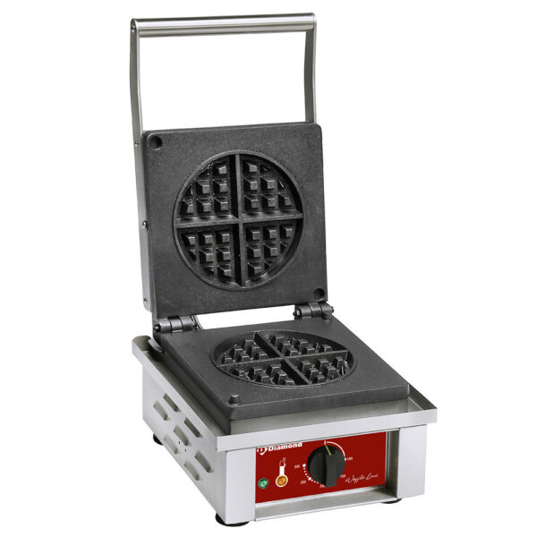 Elektrisk vaffeljern til 4 runde vafler