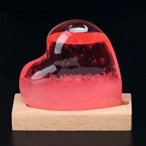 Hjerte storm glass vejrstation