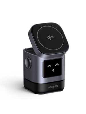 UGREEN Uno 2-i-1 trådløs oplader - Qi2 15W trådløs opladning
