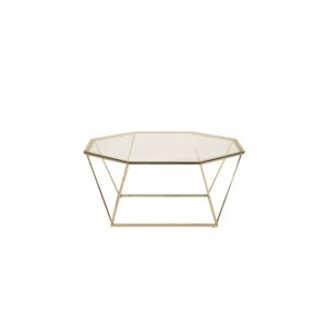 osterlen Bord - Messing og Transperant