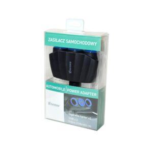 Bil oplader med 2x cigarettænder-udtag og 2x USB – VAKOSS TP-3268K