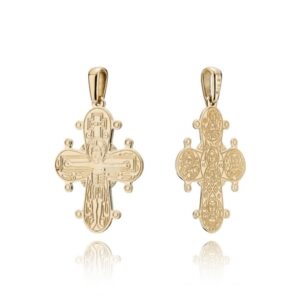 Dagmarkors i 8 karat guld - 20x17 mm - De 5