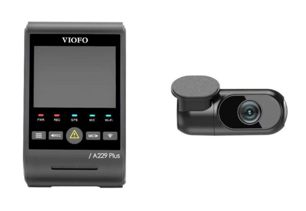 Dashcam VIOFO A229 Plus 2CH-G GPS – 2K for/2K bag