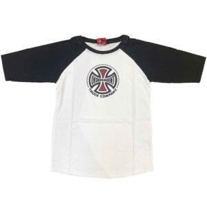 Independent Truck Co Long Sleeve Baseball T-shirt Sort/Hvid