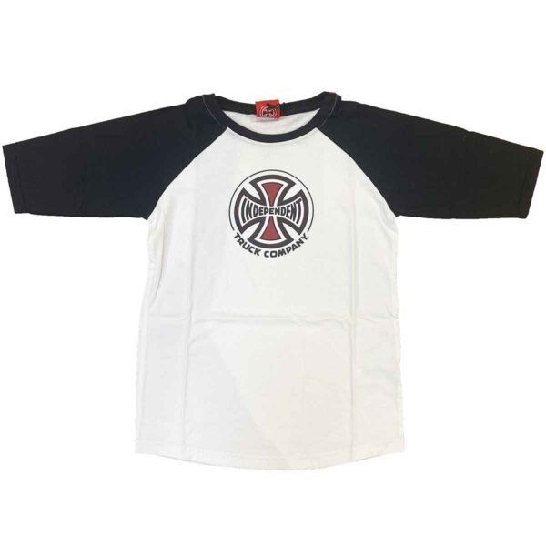 Independent Truck Co Long Sleeve Baseball T-shirt Sort/Hvid