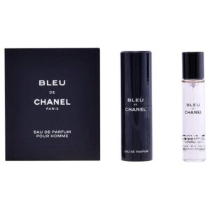 Parfume gaveæske til mænd Chanel Bleu - Eau de Parfum, 3 x 20 ml (genopfyldelig)