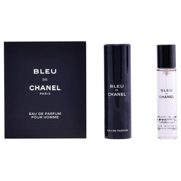 Parfume gaveæske til mænd Chanel Bleu - Eau de Parfum, 3 x 20 ml (genopfyldelig)