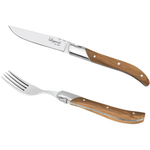 Hâws Steakbestik i gaveæske 12 dele, oliventræ