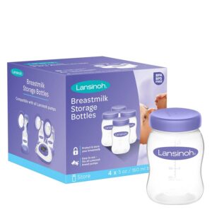 Lansinoh Breast Milk Storage Bottles 160 ml 4 pcs