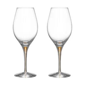 Orrefors Intermezzo Balance vinglas 44 cl 2-pak Guld