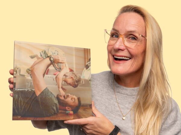 Personlig Fotoblok i Træ