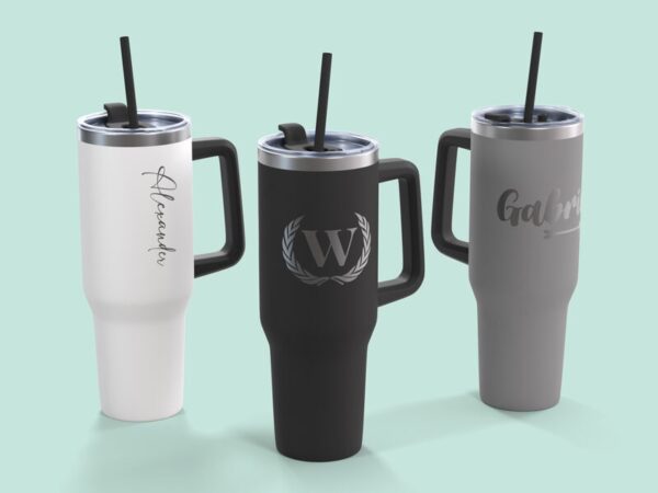 Stort Termokrus med Gravering - 1,2 L