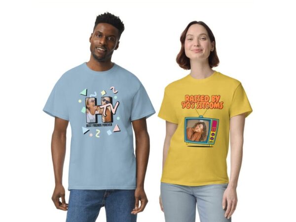 T-shirt med Eget Tryk - Retro Cartoon