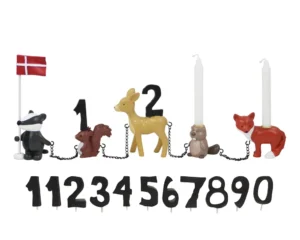 Fødselsdagstog, skovdyr m. 11 tal