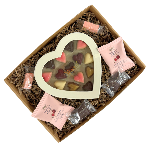 Gave til Valentin | Et herte af chokolade