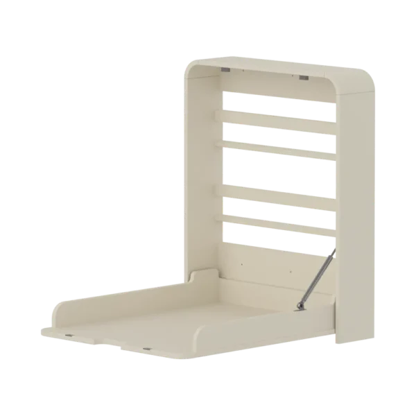 Nova væghængt Puslebord, creme