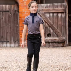 Premier Equine Brava junior ridebukser - Sort, 3-4 år