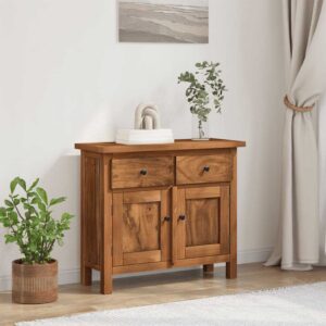 vidaXL skænk 75x30x65 cm massivt mahognitræ