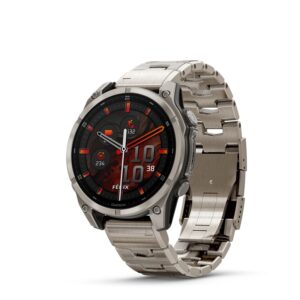 GARMIN - Fenix 8 Amoled sapphire med titanium lænke