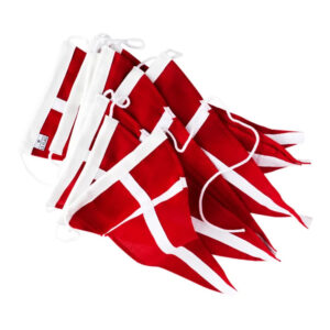Langkilde&Søn - Eksklusiv vimpelranke med Dannebrogsflag 3,6m