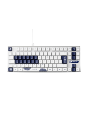 Pulsar PCMK 3 HE TKL (Bruce Lee 85th edition) - Gaming Tastatur - Uden Numpad - Tysk - Hvid