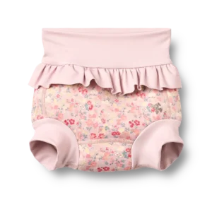 Rita Neoprene Badeble - Powder Flowers And Seashells - 1-2 ÅR