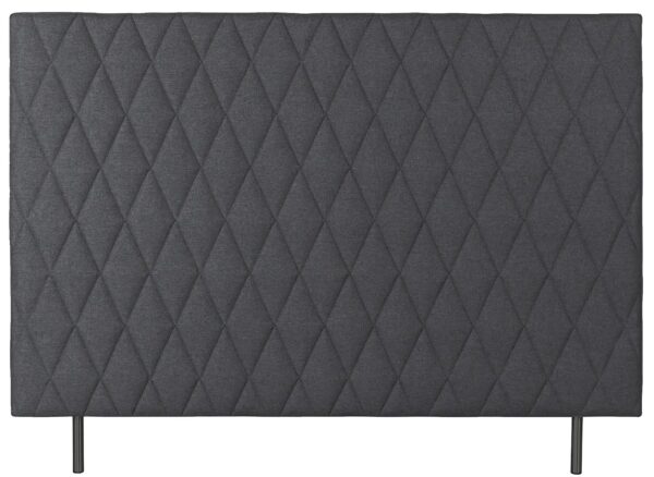 Sengegavl 180x135 cm - Mørkegråt hovedgærde med harlequin tern - Nordstrand Home