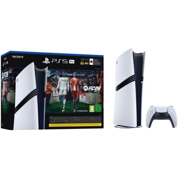 Spillekonsol Sony PS5 Pro bundle - hvid, 2 TB SSD