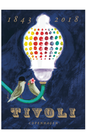 Tivoli 175 år, Antoni 50 x 70 cm.