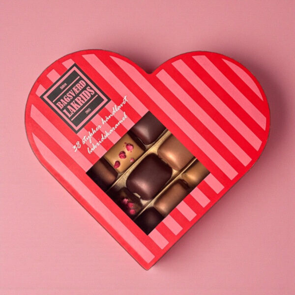 Valentins gaveæske fra Bagsværd Lakrids