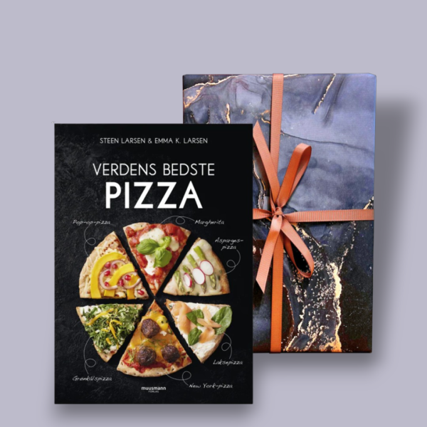 Valentinsgave til ham - Bog 'Verdens bedste pizza' - inkl. gaveindpakning