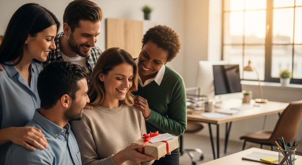 afskedsgave til kollega