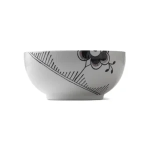 Royal Copenhagen Black Fluted Mega skål Ø18 cm